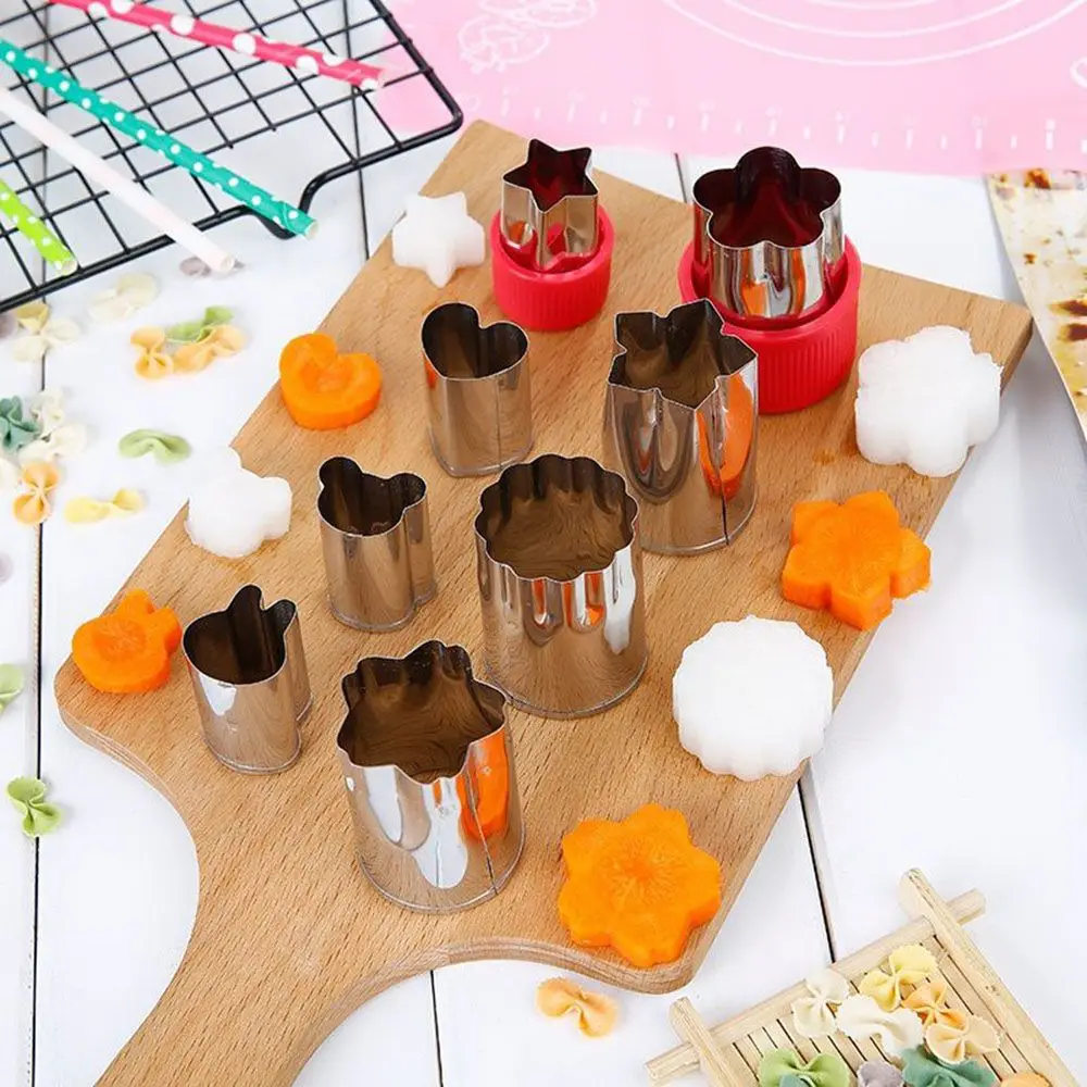 8 шт./компл. цветок Звезда Форма устройство резки овощей и фруктов формовочный нож