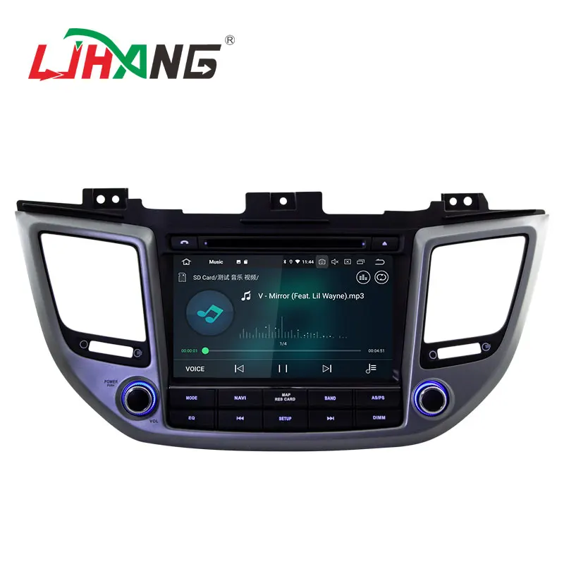 Автомобильный DVD плеер LJHANG Android 10 для HYUNDAI TUCSON ix35 2016 2017 WIFI мультимедийный GPS
