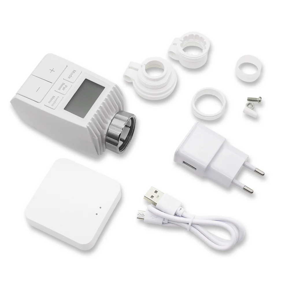 Умный привод радиатора ZigBee3.0 программируемый термостатический клапан регулятор