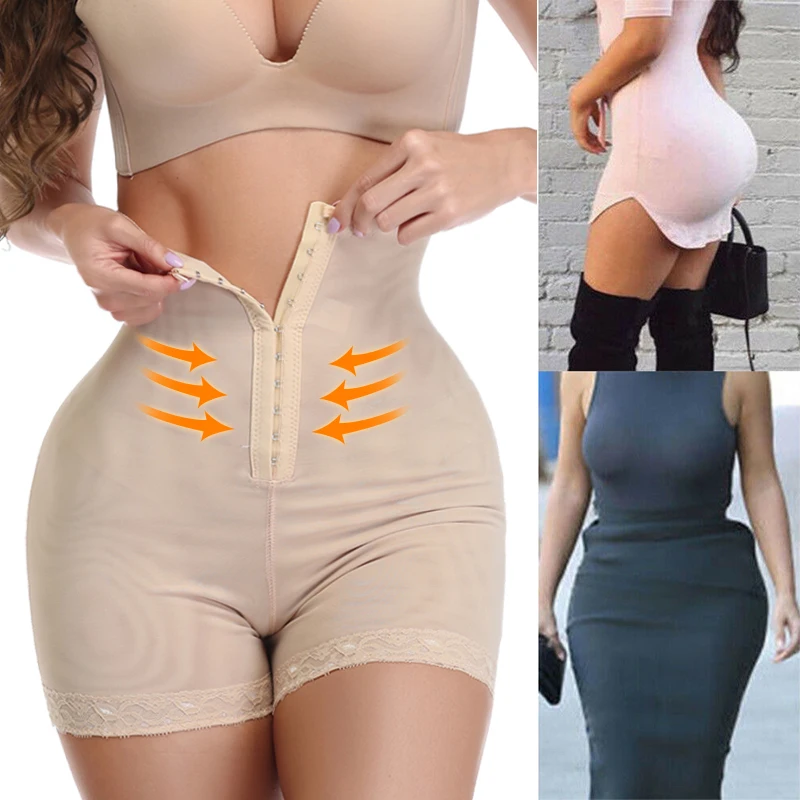 

Women Tummy Control Panty High Waist Body Shaper Shorts Shaping Pants Postpartum Shapewear Butt lifter slimming sheath Underwear