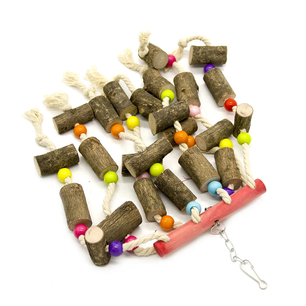 Большой попугай игрушка птица Amazon и более большой бревно укуса игрушки хлопковая