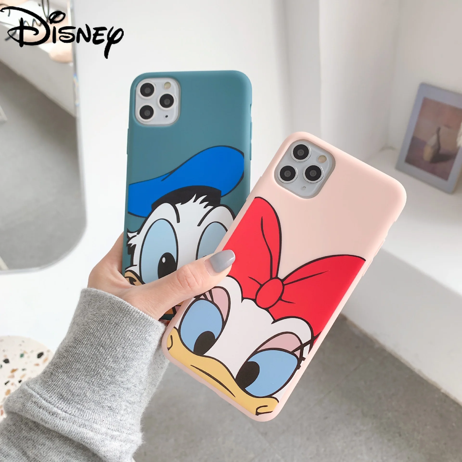 

Disney Donald Duck for IPhone 7/8P/X/XR/XS/XSMAX/11/11Pro Cartoon Thickened All-inclusive Anti-fall Mobile Phone Case