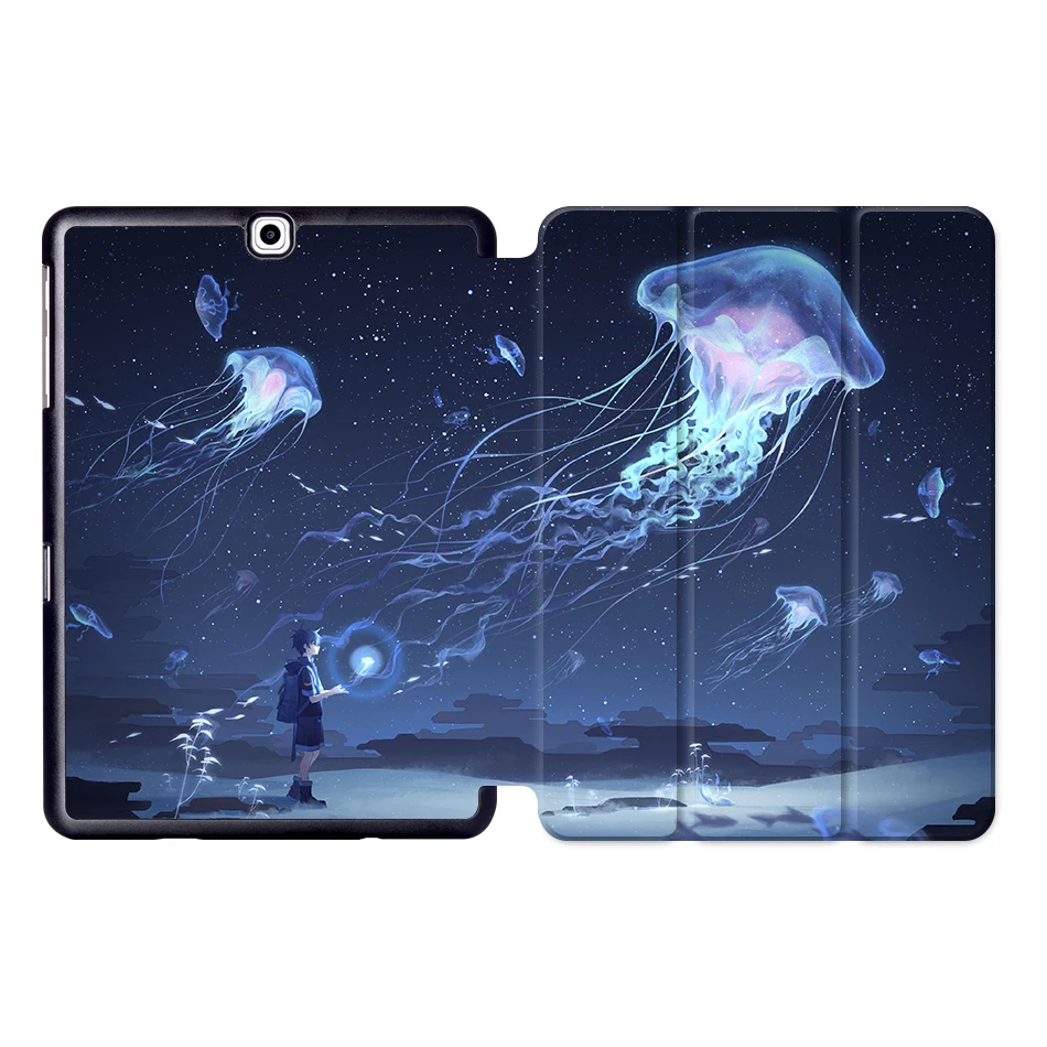 SS09 MTT чехол с рисунком аниме для samsung Galaxy Tab S2 9,7 ''чехол SM-T810 T813 T815 T819 из искусственной кожи трехслойный смарт-чехол флип-чехол для планшета - Цвет: SS09