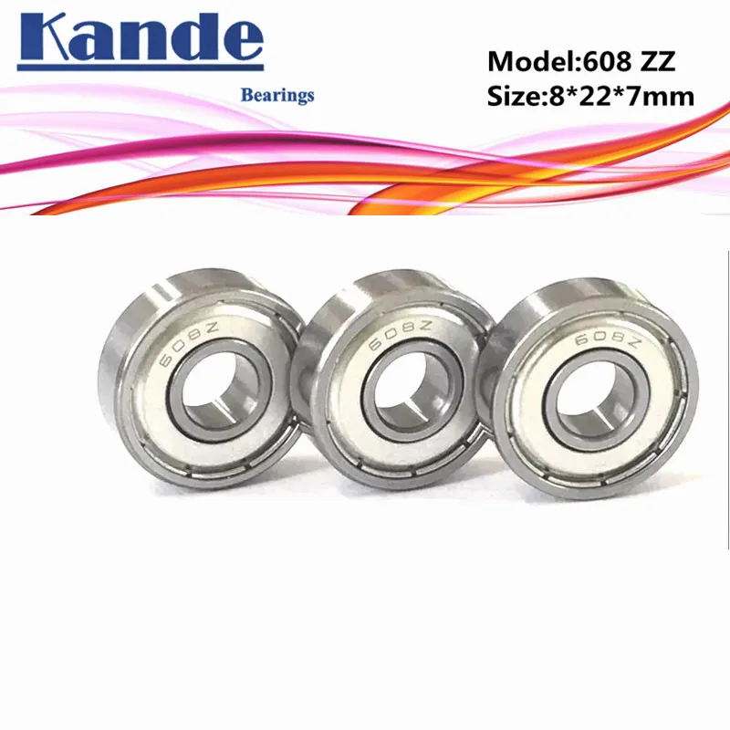 Миниатюрный шарикоподшипник Kande 608 2Z 608ZZ для миниатюрных шариковых подшипников