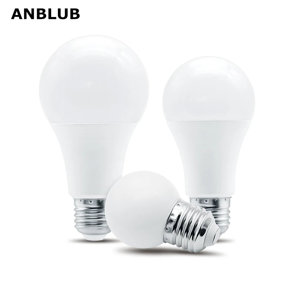 ANBLUB Lamparas LED E27 3 Вт 6 9 12 15 20 2835 SMD лампа прожектор AC 220 В для люстры энергосберегающий