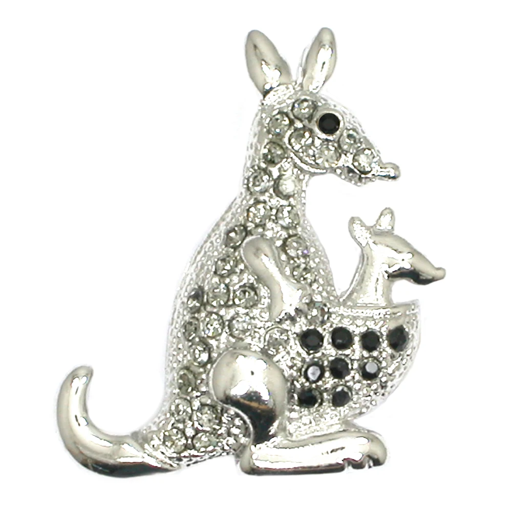

Fashion Brooch Rhinestone Kangaroo Pin brooches Costume Accessories Men's woman Jewelry gift
