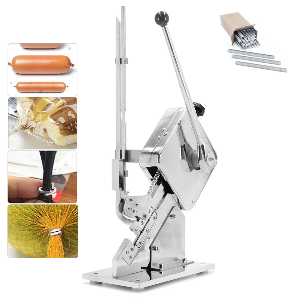 Sumeve Manual Multifunction Sausage Clipper Clipping Machine For Business Kitchen Food Processor Bag Closure