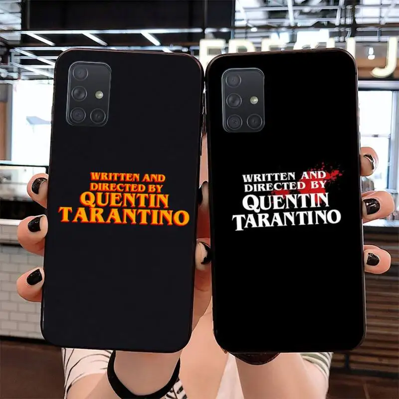 

CUTEWANAN Written Directed Quentin Tarantino Phone Cover for Samsung S20 plus Ultra S6 S7 edge S8 S9 plus S10 5G lite 2020