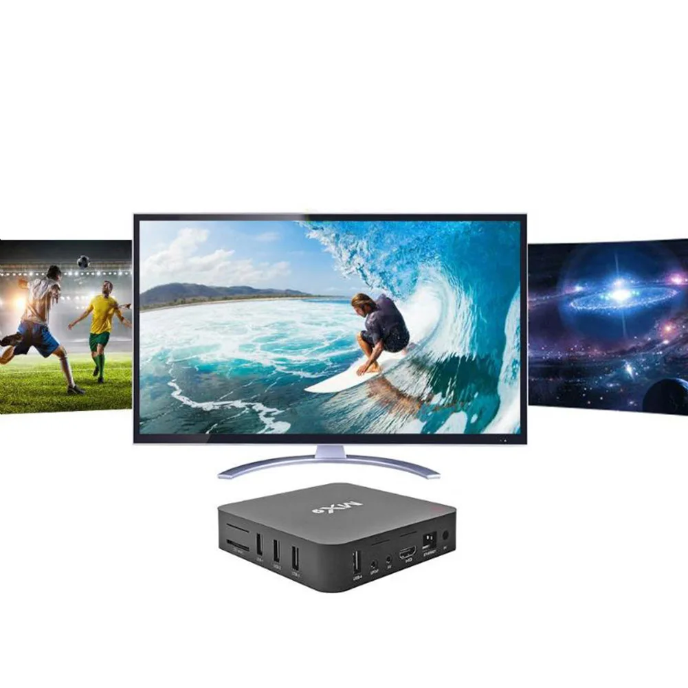 ТВ приставка Android 7 1 4K 4 ядра 2 + 16 ГБ 0 дюйма HDMI SDs слот|ТВ-приставки и медиаплееры| |