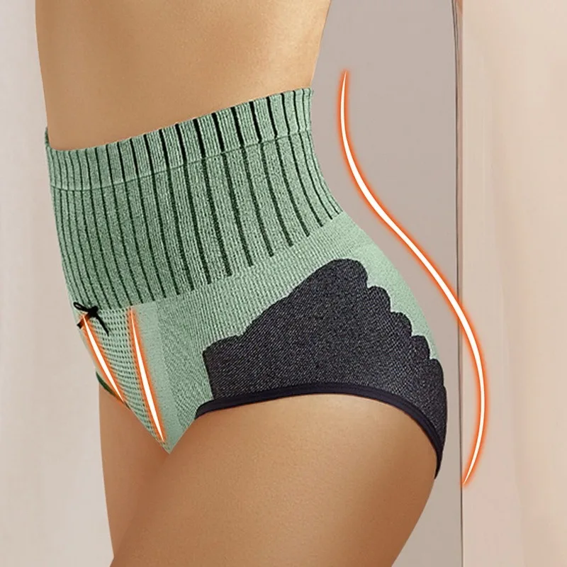 

Cotton Seamless Panties Underwear Women High Waist Brief Hip Lift Underpanties Breathable Pant Sexy Lingerie Body Shaper