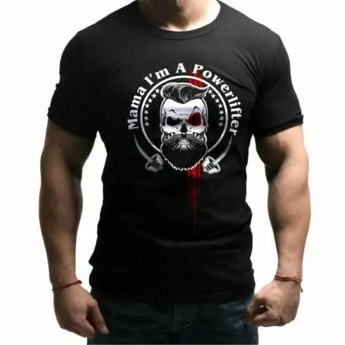 Футболка Born Lion Powerlifting для тренажерного зала и фитнеса одежда фитнеса|Мужские