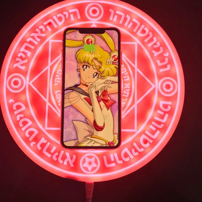 Беспроводное зарядное устройство для карт аниме captor sakura Сейлор Мун Быстрая