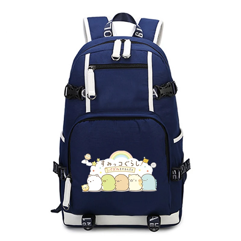 Sumikko Gurashi School Backpack Teens Boys Girls cute Daily Bag Fashion Travel Large Capacity hot | Багаж и сумки
