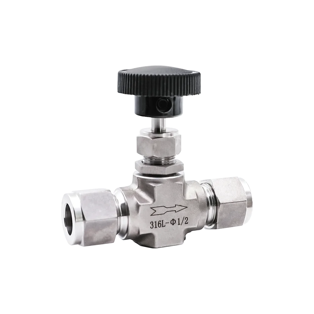 1/8&quot 1/4&quot 3/8&quot 1/2&quot Inch Tube OD SS304 316 Plastic Handle Compression Connector Fitting Kitchen Shutoff Switch Ball Needle Valve |
