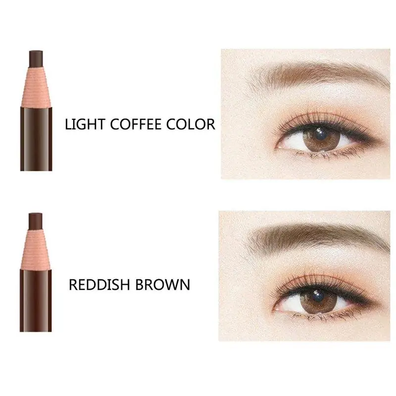 Женский карандаш для наращивания глаз стойкий пигмент черный коричневый