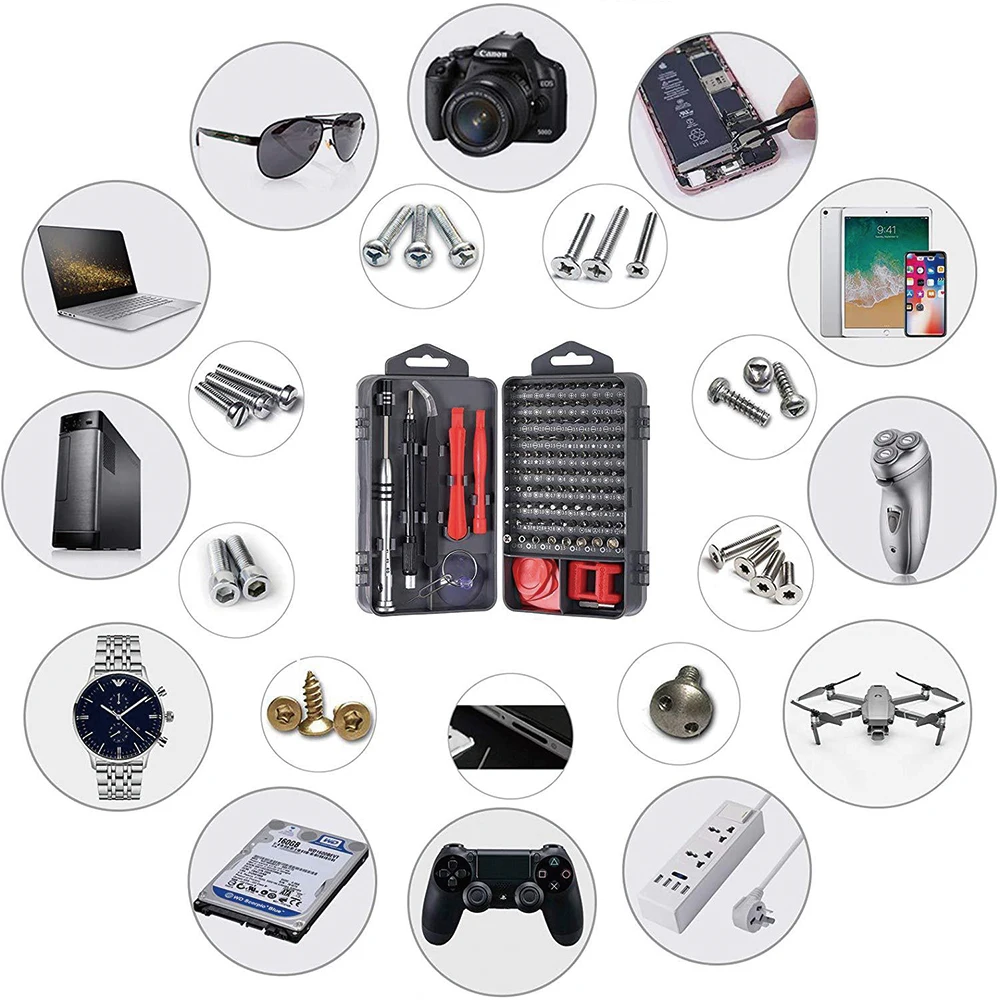 

Phone Repair Screwdriver Set Hand Tool Precision Screwdriver Computer PC Repair Magnetic Screwdriver Bit Torx Multi Tools Kit