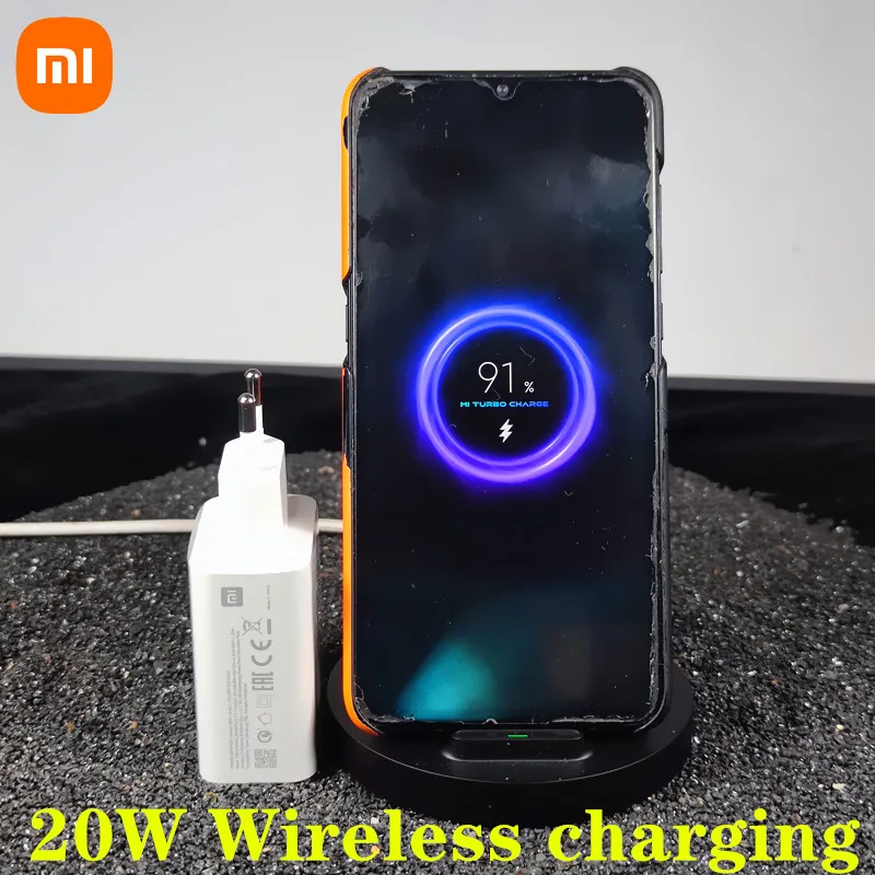 Xiaomi Wireless Charger 20w Smart Quick ChargerQi Charging Agreement EU 27W Fast Charge Adapter For Mi 9 Mix 3 2s | Мобильные