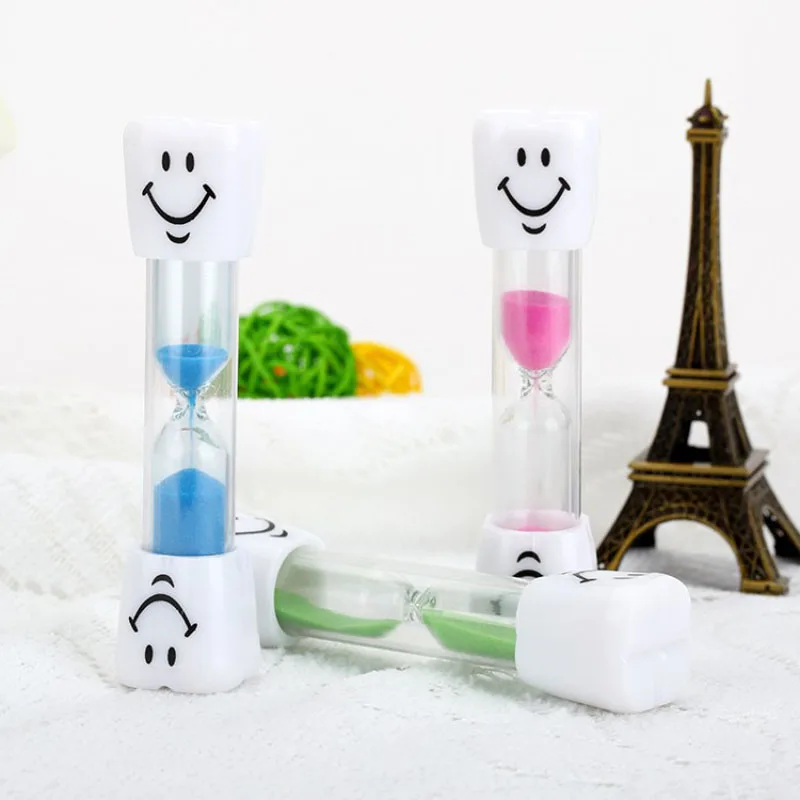 Детские песочные часы Mini Smiley 3 минуты таймер пластиковые креативный подарок | Дом