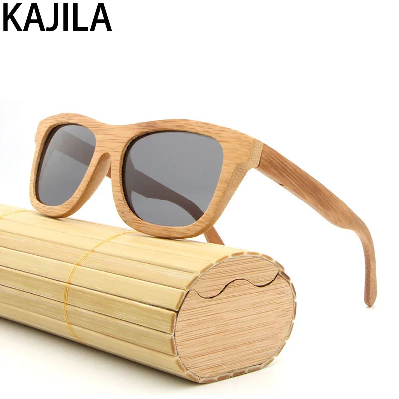 Бамбуковые и деревянные поляризационные мужские солнцезащитные очки женские