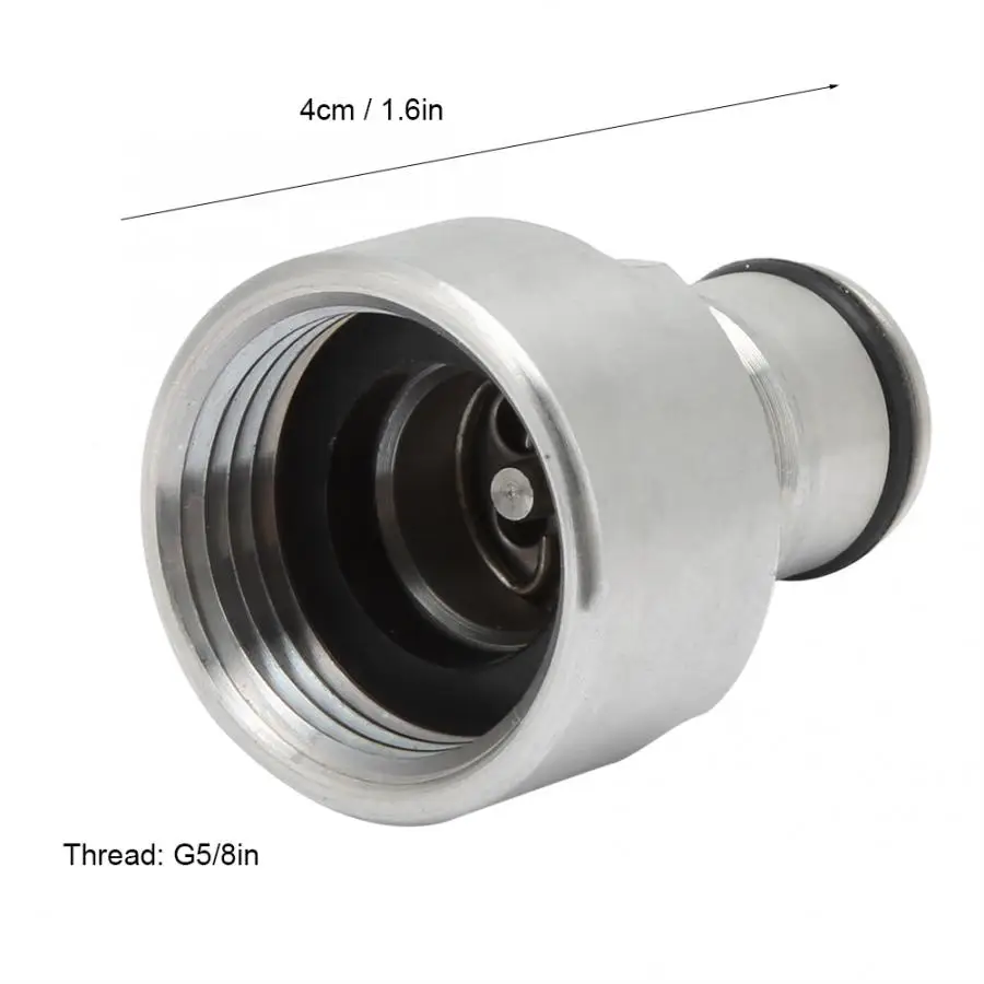Keg Coupler Adapters 2Pcs Stainless Steel Ball Lock Adapter Quick Disconnect Conversion Kit for Home Bre | Дом и сад