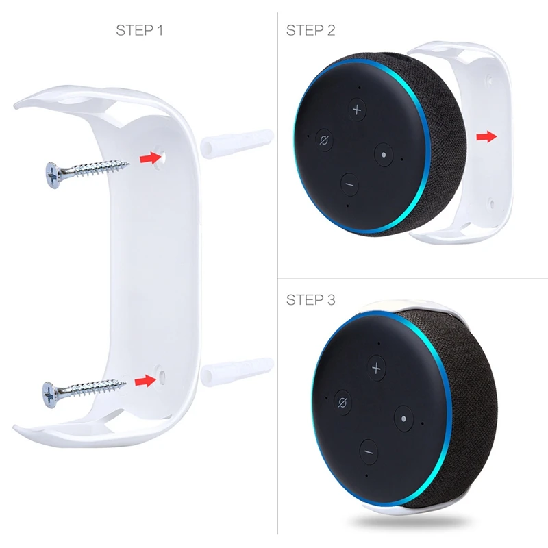 Настенное крепление для умного аудио кронштейна Echo Dot 3 держатель-вешалка