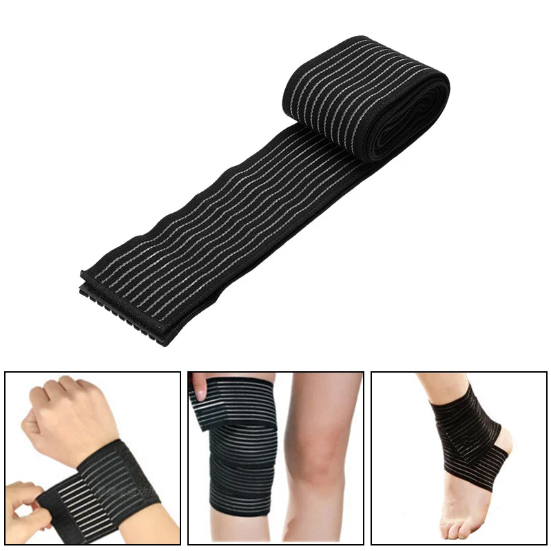 1 шт. эластичный бандаж компрессионная поддержка колена для спорта ремень