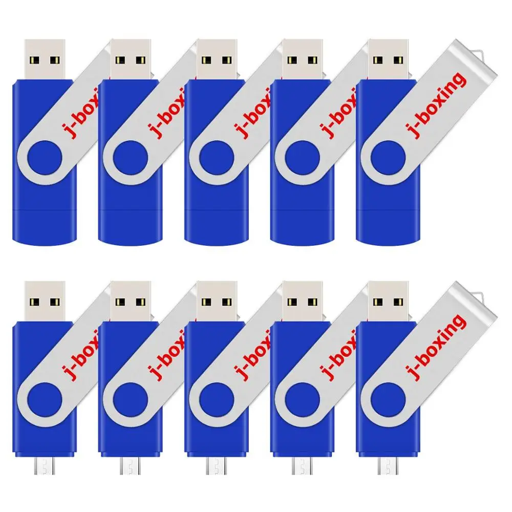 USB флеш накопитель J boxing OTG 16 ГБ 32 флешка 64 8 поворотный Micro 2 0 карта памяти для