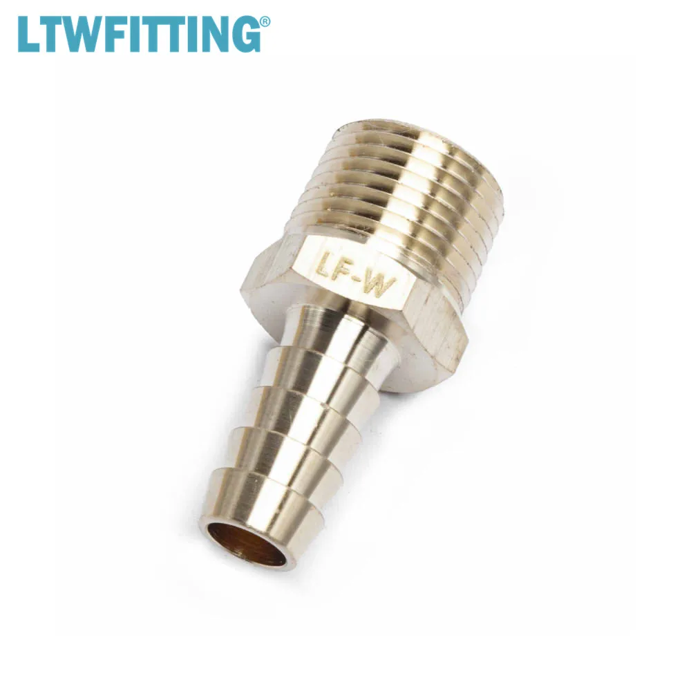 Бессвинцовый латунный фитинг с зазубриной соединитель 3/8 дюйма зазубрина для