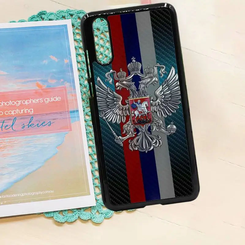 

russian flag eagle carcasa Phone Case PC for iPhone 11 12 pro XS MAX 8 7 6 6S Plus X 5S SE 2020 XR