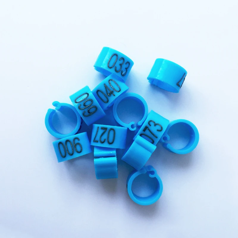 100 шт./компл. цифровой голубь ноги кольца с лазерной надписью никогда не увядает