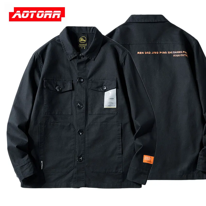 Куртка мужская в стиле хип хоп уличная модная с надписью Брендовая верхняя