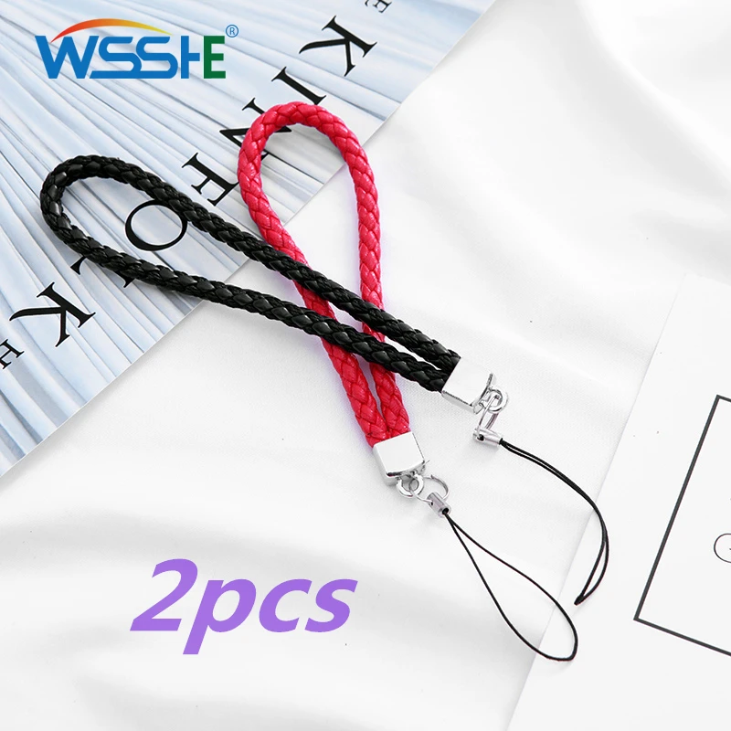 

2pcs Mobile Phone Accessories Wrist Strap Hand Lanyard for Samsung iPhone GoPro Lanyard Wristband Phone Hand Strap for Key