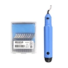 Детали для 3D-принтера, нож для обрезки, скребок, инструменты, фиксированная ручка, пластиковые карманные лезвия, обрезка, заусенцы, головка, наполнитель BS1010