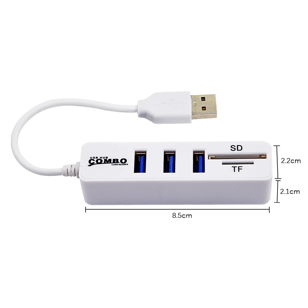 CHIPAL 2 в 1 usb хаб 3 / 6 Порты USB 0 концентратор высокой Скорость Мульти разветвитель