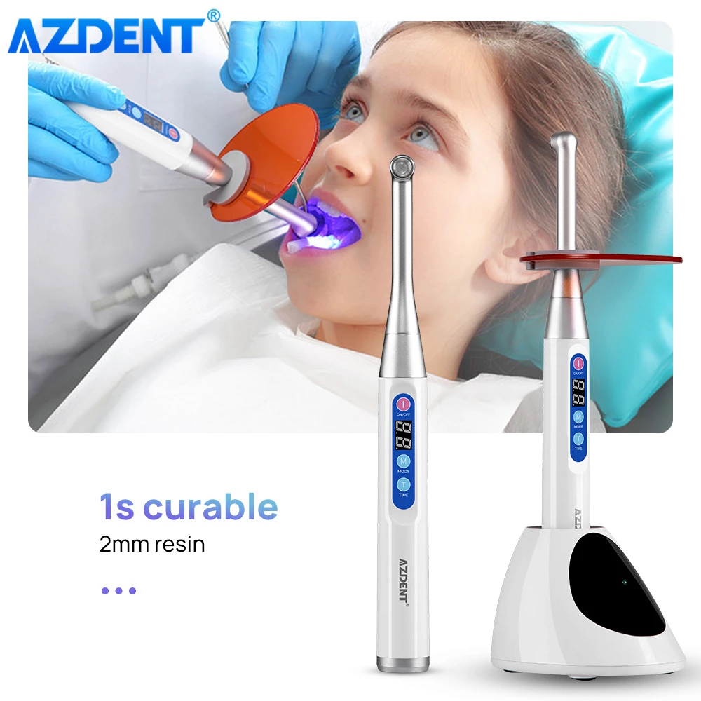 Беспроводной стоматологический СВЕТОДИОДНЫЙ отверждающий светильник AZDENT 1