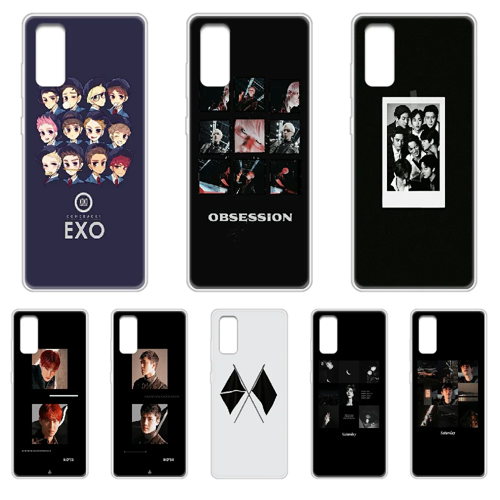 Чехол для телефона EXO Korea Kpop чехол корпуса SamSung Galaxy S 7 8 9 10 11 20 a 20e 50 51 70 71 Plus Edge