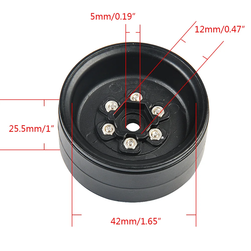 AXSPEED 1 9 &quotHeavy Duty сплав бисером колеса для 1/10 Traxxas TRX4 осевой SCX10 CC01 F350 D90 90034 колесо