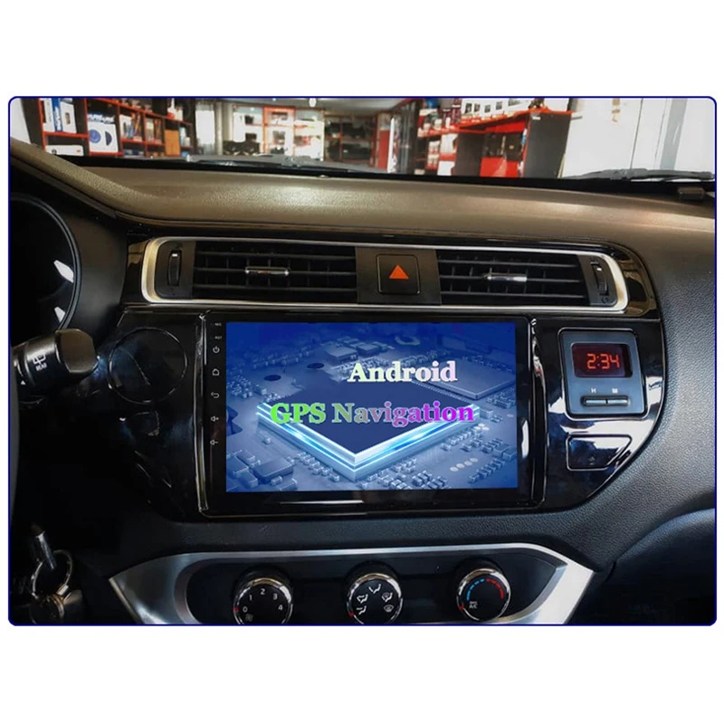 

9 Inch 2 Din Android 10.0 Car MP5 Player Stereo Radio 2+16GB Wifi Bluetooth GPS Navigation for Kia Rio 2012-2014