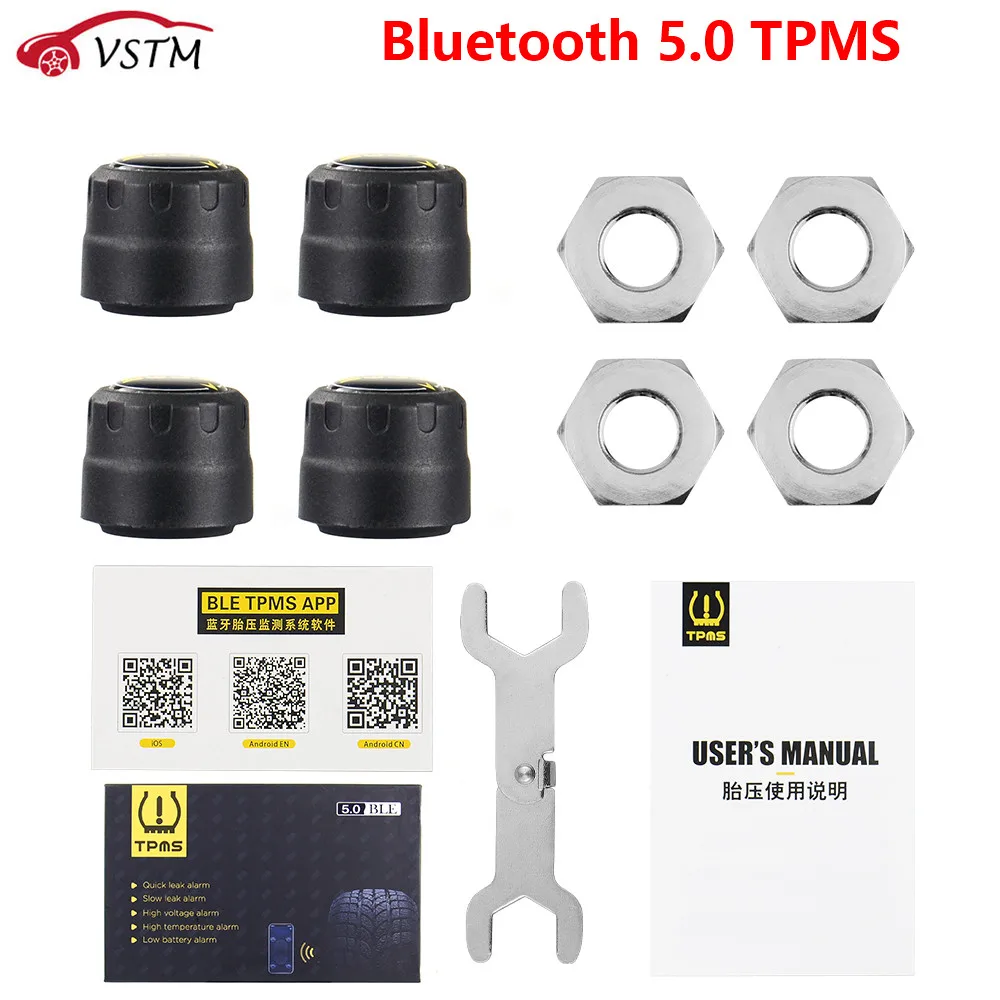 Лучший датчик s Bluetooth 5 0 автомобильный внешний TPMS система контроля давления в