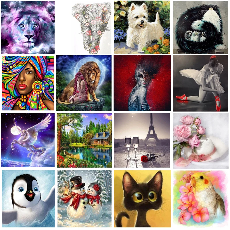 

D085 Diamond Painting Supply Hot Selling Beautiful Butterfly GIRL'S Square Crystal Full of Crystals Diamond Painting