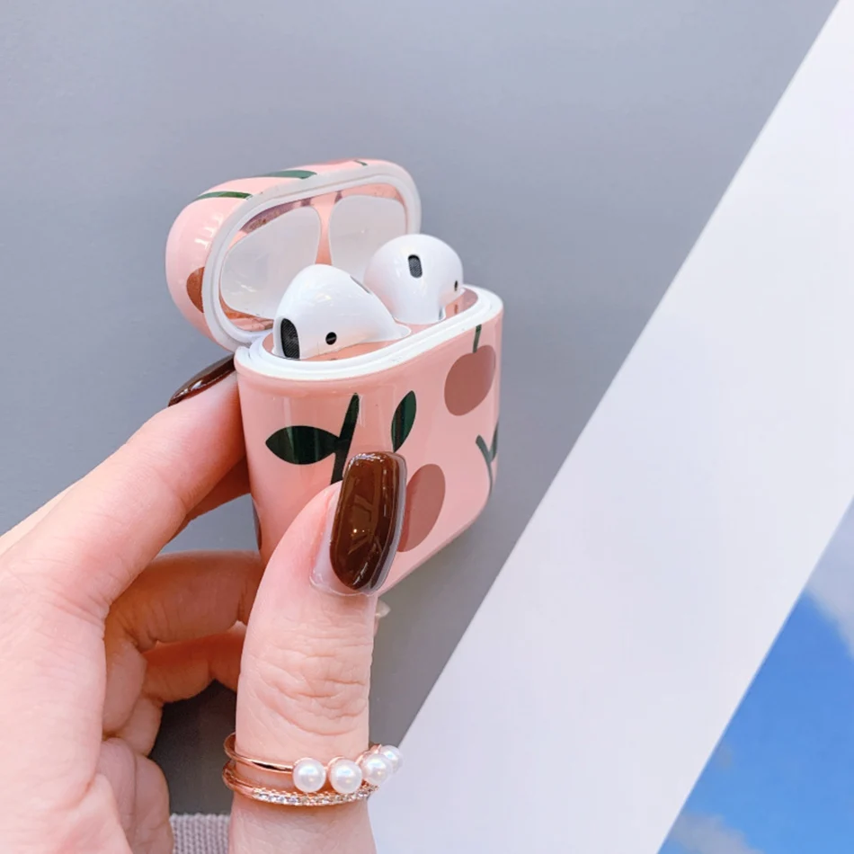 Роскошный чехол для Airpods 2 Чехол мраморный чехол для наушников для Apple Airpods беспроводной Bluetooth чехол для наушников Air Pods Earpods