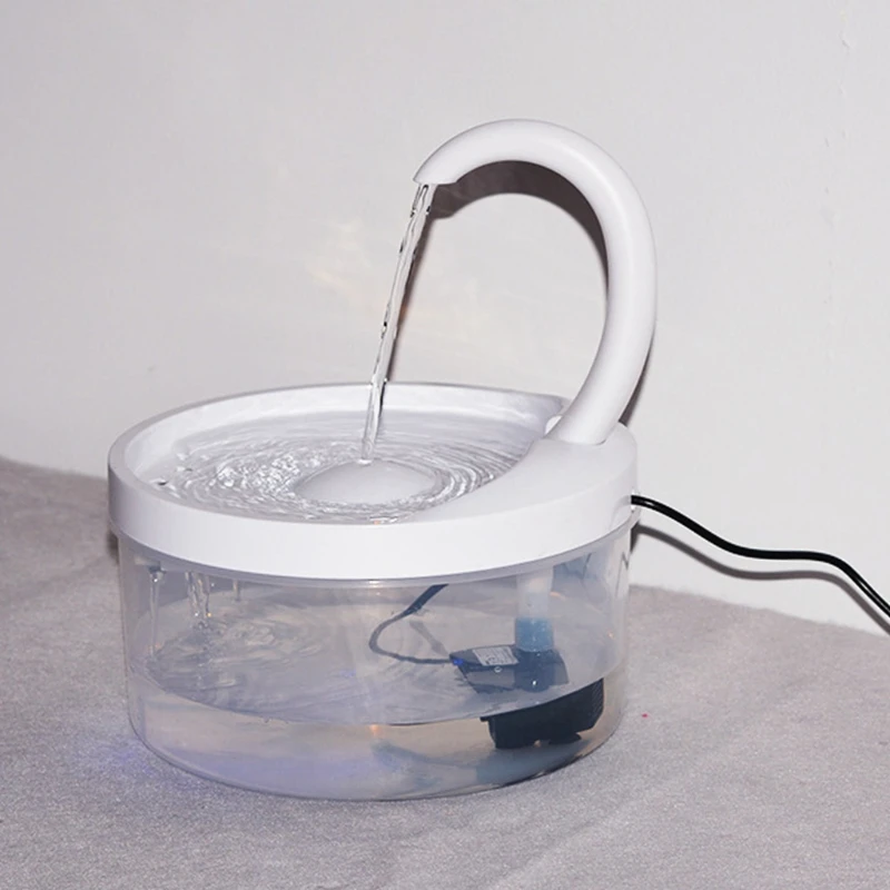 2L Automatic Pet Cat Water Fountain Dog Mute Drinker Feeder Bowl Drinking Dispenser | Дом и сад