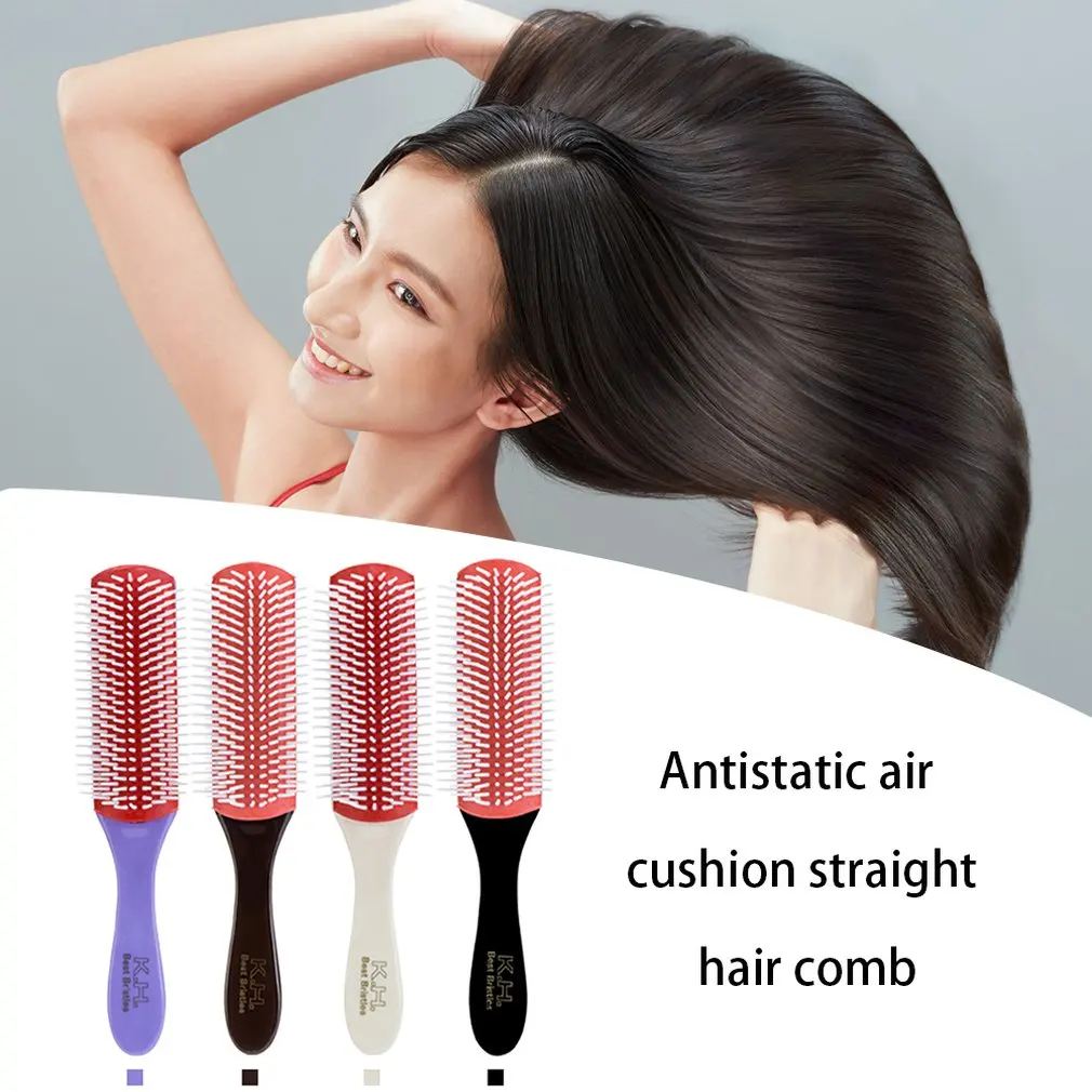 1 шт. массажная расческа для волос Антистатическая воздушная подушка прямая со
