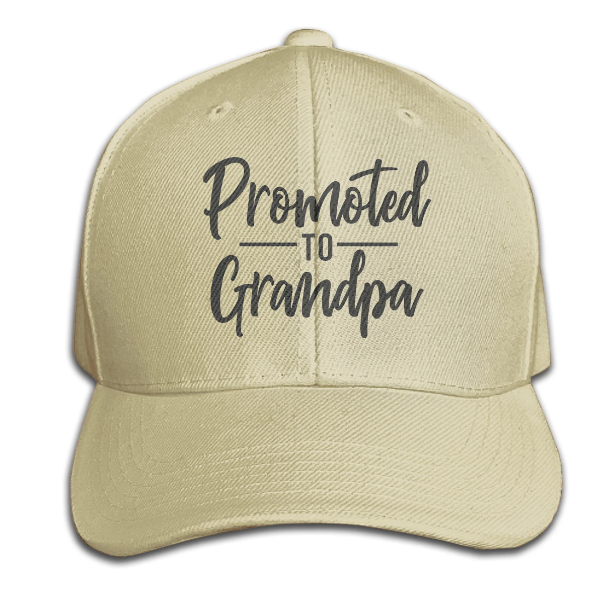 

Promoted To Grandpa T mans woman Fashionable breathable Baseball Cap