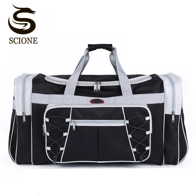 Waterproof Men Travel Bags Carry on Luggage Fitness Duffel Portable Travel Large Weekend Bag Crossbody Handbag
