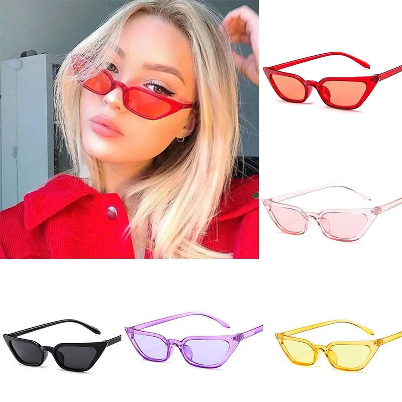 

1PC Unisex Vintage Cat Eye Sunglasses Fashion Small Frame Shades Sun Glasses Party Travel Streetwear Eyewear Great Gift