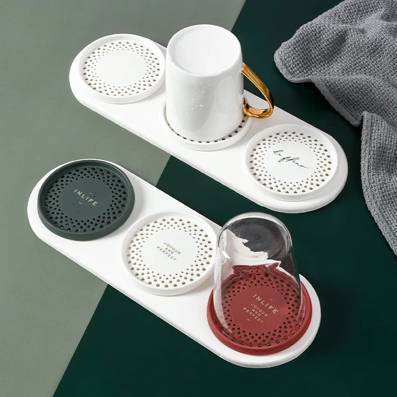 

Держатель для сливной чашки, стеклянный держатель для кружек, многофункциональная полка для хранения для дома, гостиной, кухни, держатель д...