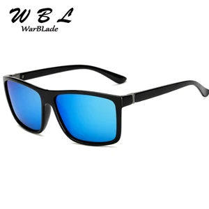 Солнцезащитные очки WarBLade унисекс, квадратные винтажные Поляризационные солнечные очки от известного бренда, ретро