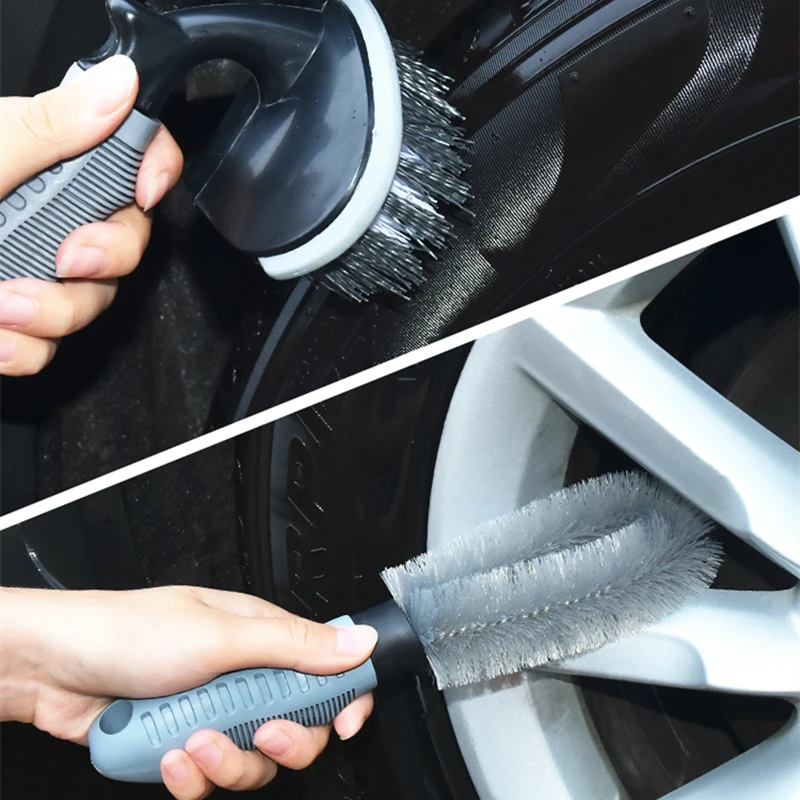 

Car Tire Brush Hub Brush Car Wash Tool Cleaning The Tires Wheels Sponge Auto Wheel Tire Rim Brush Car Wash Towel Car Accessories