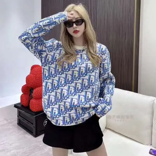 

2021 Spring and Autumn New Trend Korean Women's Loose Very Fairy Net Red Versatile Sweater Women's T-shirt